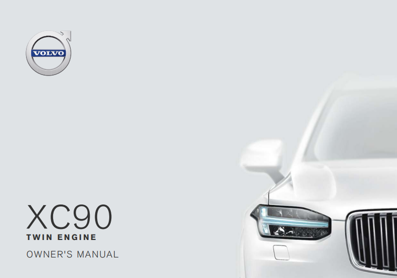 2020 Early Volvo XC90 T8 Owner’s Manual Image