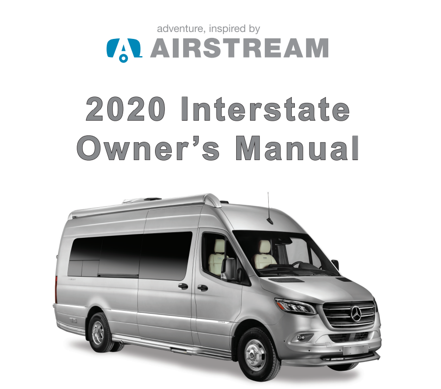 2020 Airstream Interstate owner’s manual Image