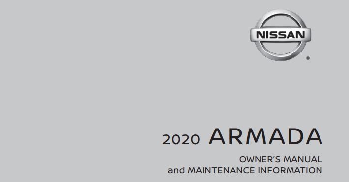 2020 Nissan Armada owner manual Image