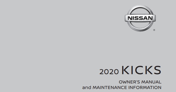 2020 Nissan Kicks owner manual Image