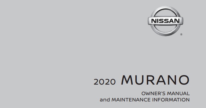 2020 Nissan Murano owner manual Image