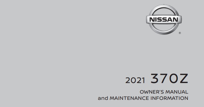 2021 Nissan 370Z owner manual Image