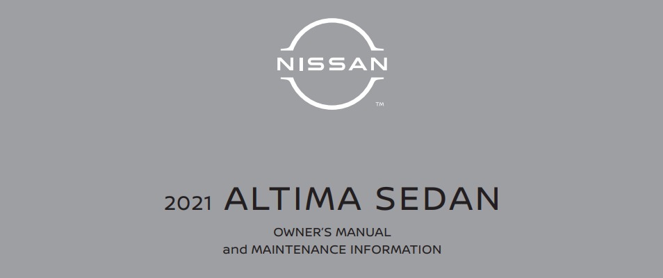 2021 Nissan Altima owner manual Image