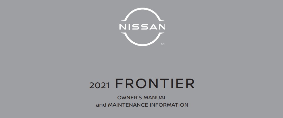 2021 Nissan Frontier owner manual Image