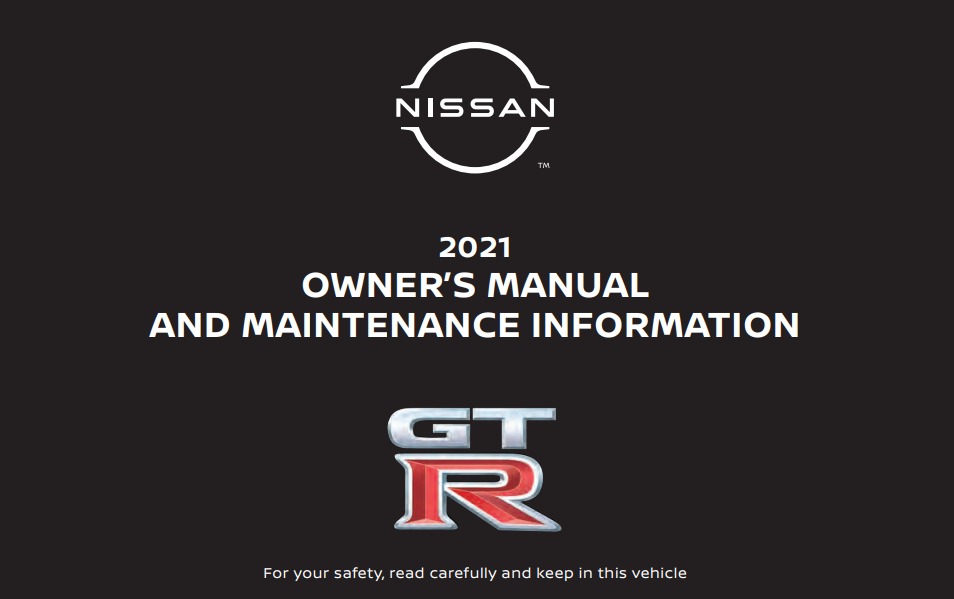 2021 Nissan GT-R owner manual Image