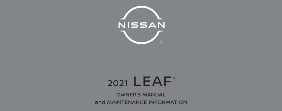 2021 Nissan LEAF owner manual Image