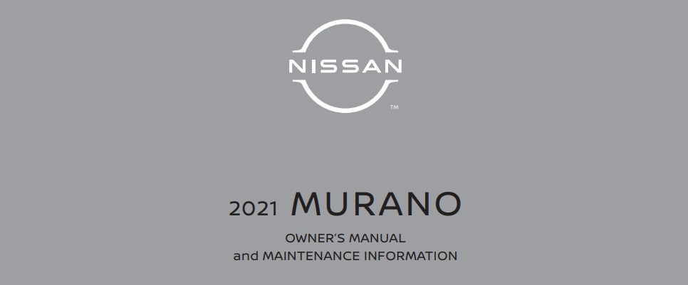 2021 Nissan Murano owner manual Image