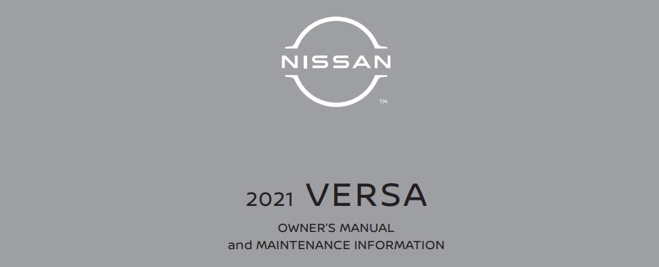 2021 Nissan Versa Sedan owner manual Image