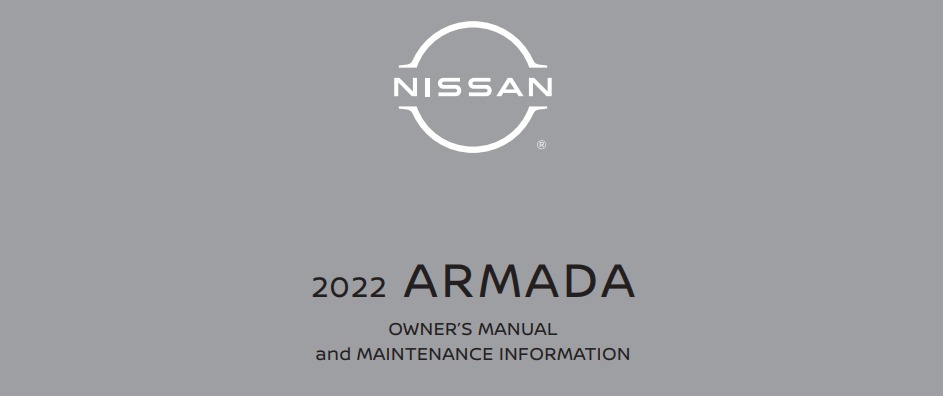 2022 Nissan Armada owner manual Image