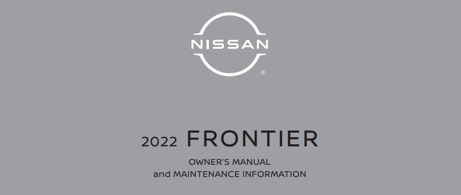 2022 Nissan Frontier owner manual Image