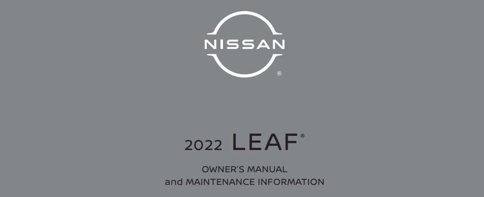 2022 Nissan LEAF owner manual Image