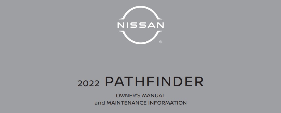 2022 Nissan Pathfinder owner manual Image