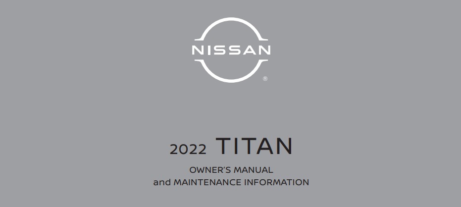 2022 Nissan Titan owners manual Image