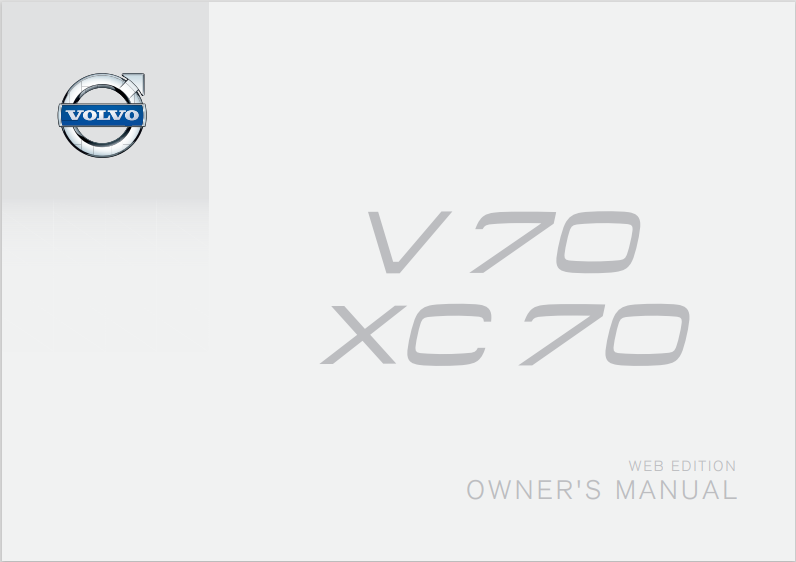 2015 Early Volvo XC70 Owner’s Manual Image