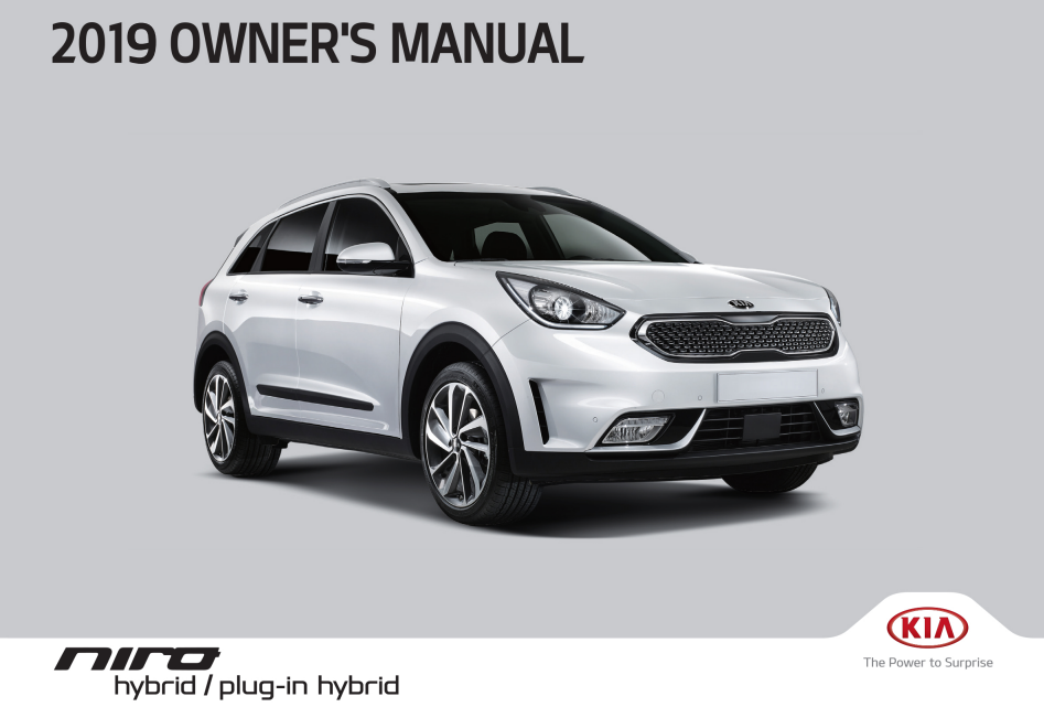 2019 Kia Niro Hybrid Owner’s Manual Image