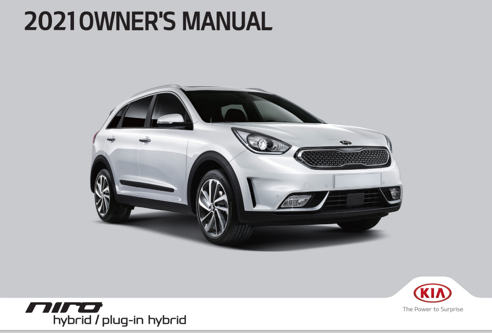 2021 Kia Niro Hybrid Owner’s Manual Image