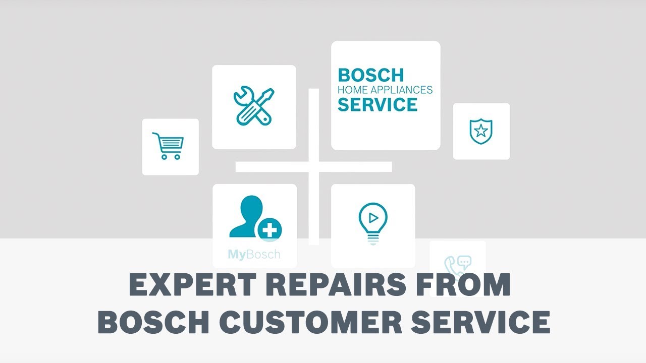 Award wining Bosch Customer services
